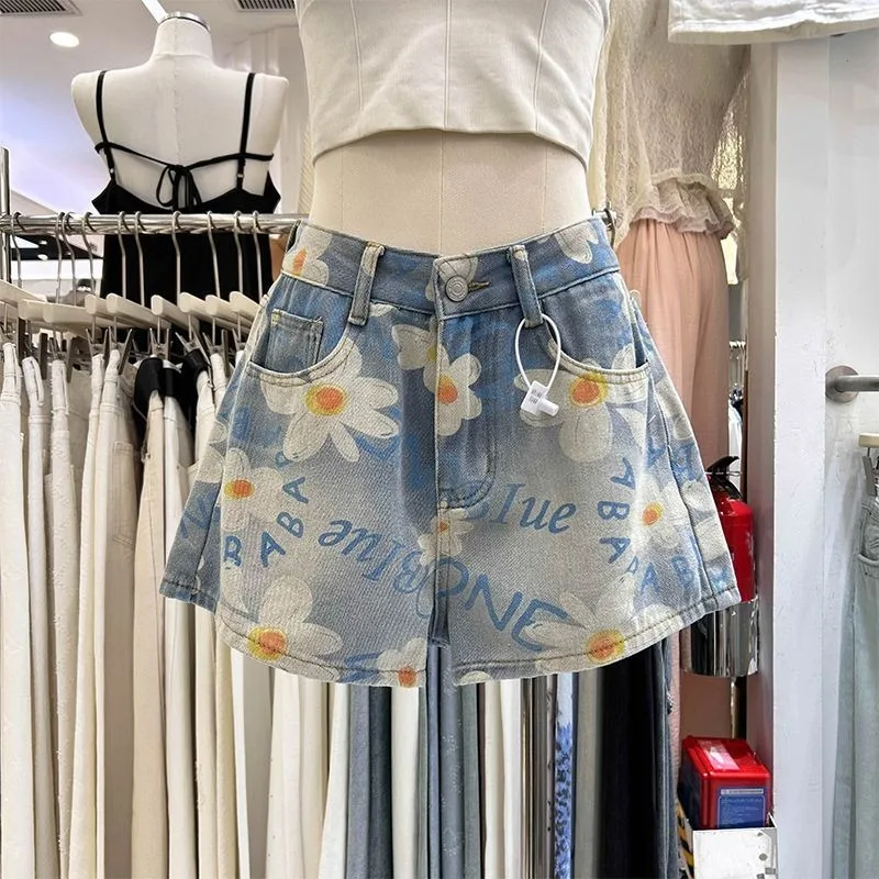 Denim Shorts Detail