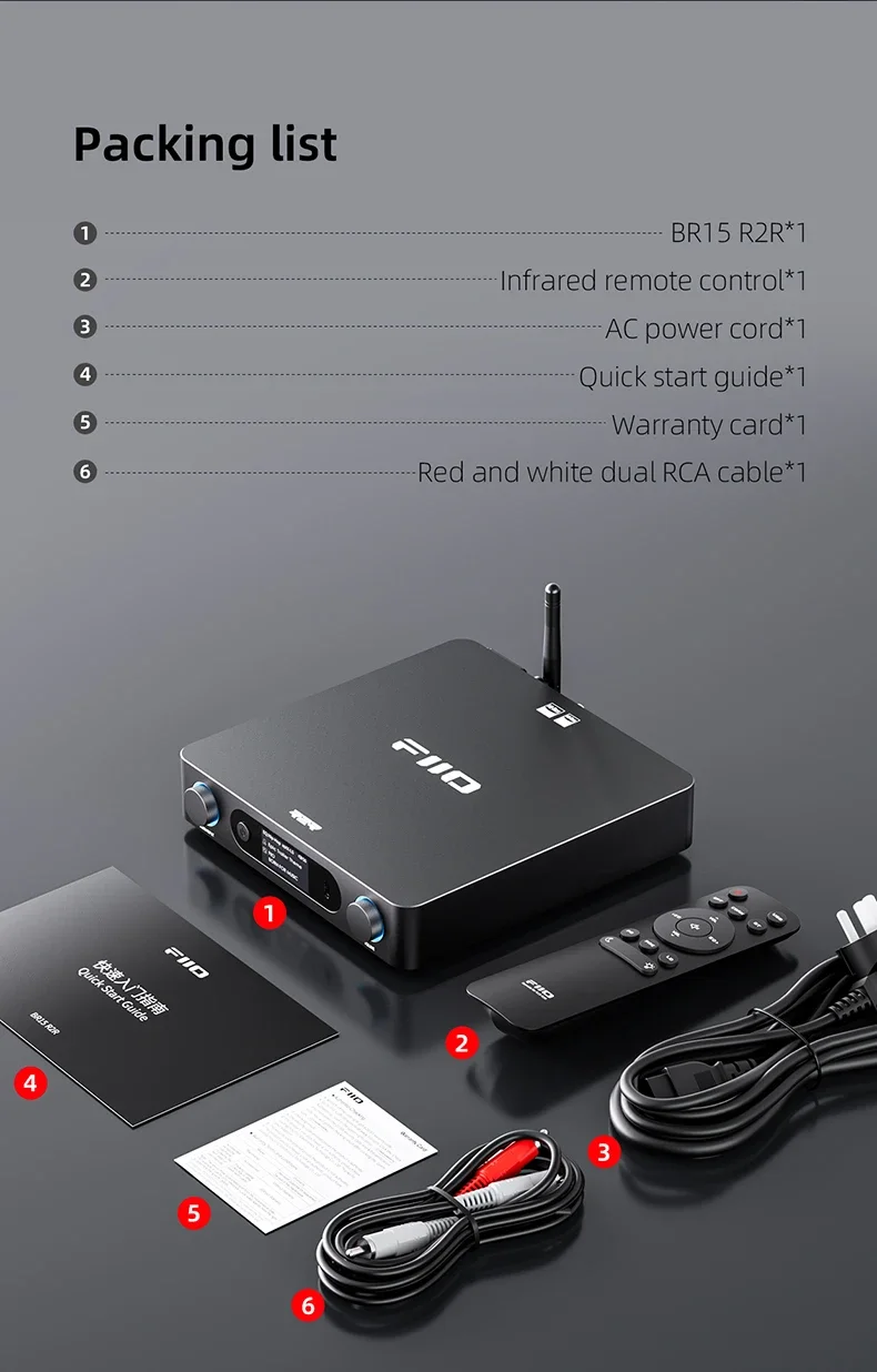 FiiO BR15 R2R Dimensions