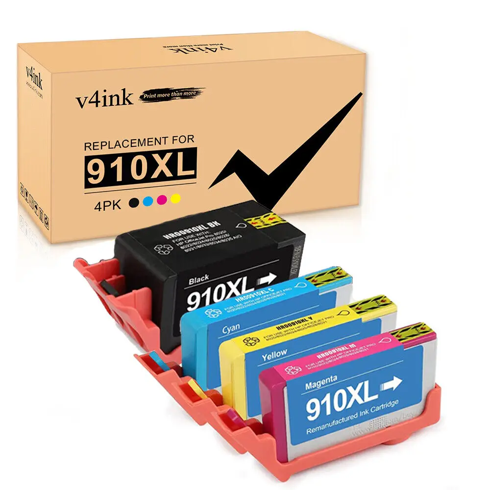 

V4INK 4PK 910XL женская модель OfficeJet Pro 8025 8035 8020 8010 8021 803