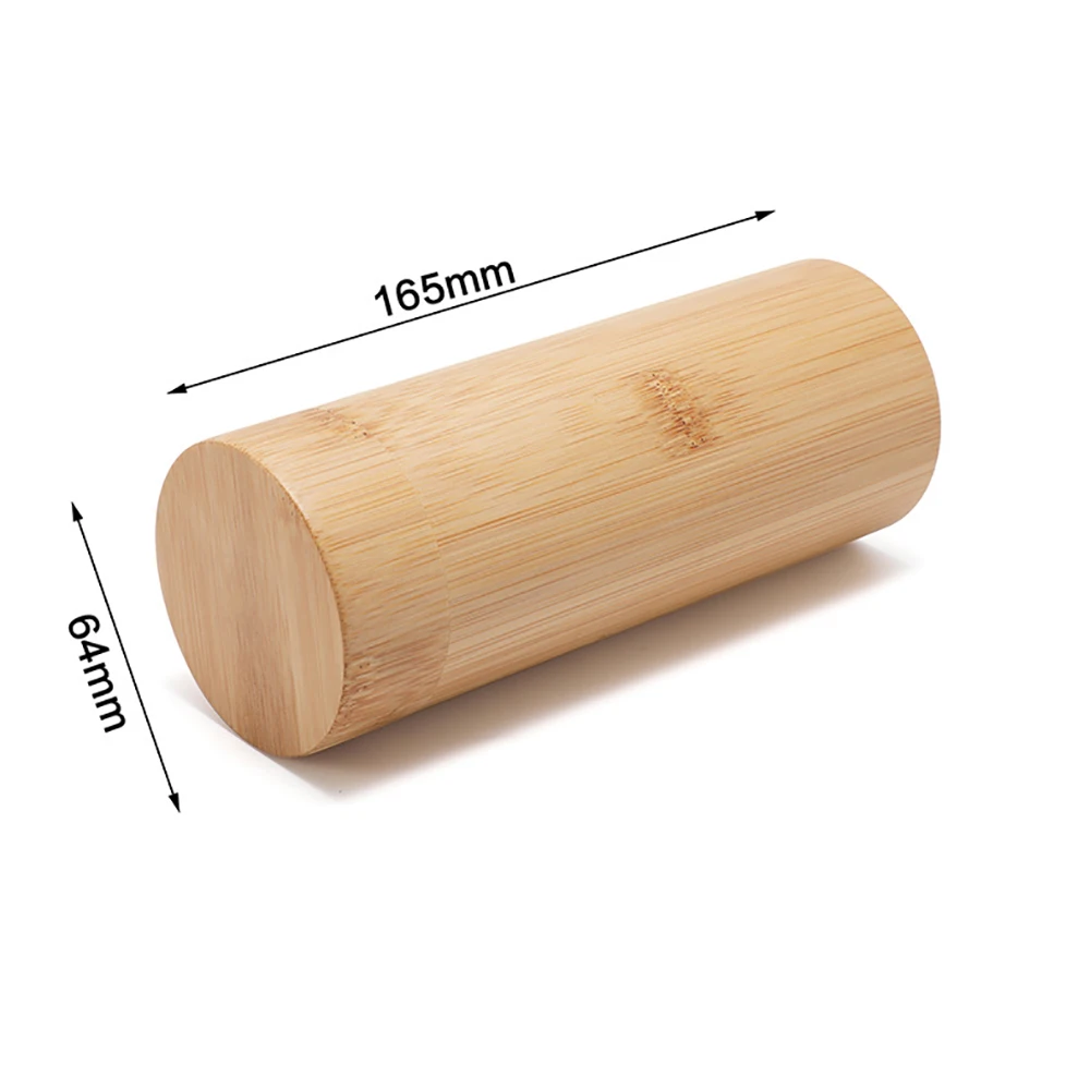 Fashion Square Round Glasses Case Portable Pressure-Resistant Hard  Sunglasses Box Bamboo Reading Glasses Storage Box