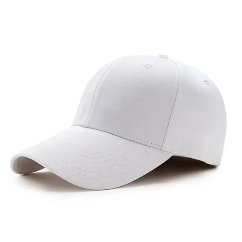 Men Women Fashion Casual Simple Baseball Cap Solid Color Cotton Hat Black Pink White Wine Red Blue Snapback Best Selling