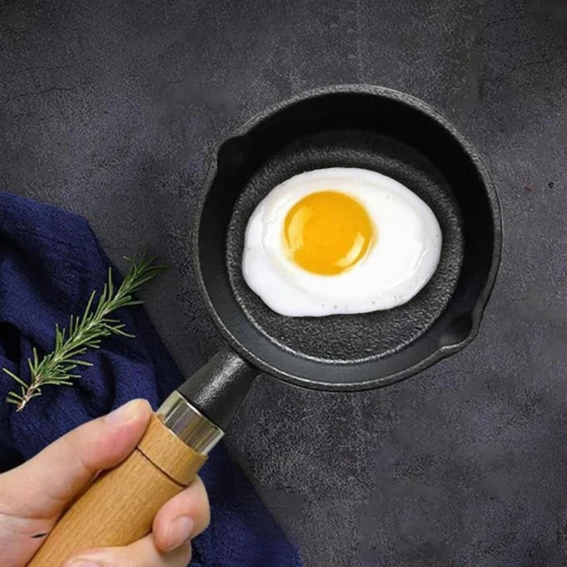 

Антипригарная мини-сковорода, кухонная утварь с ручкой, портативная маленькая кухонная утварь для блинов и яиц