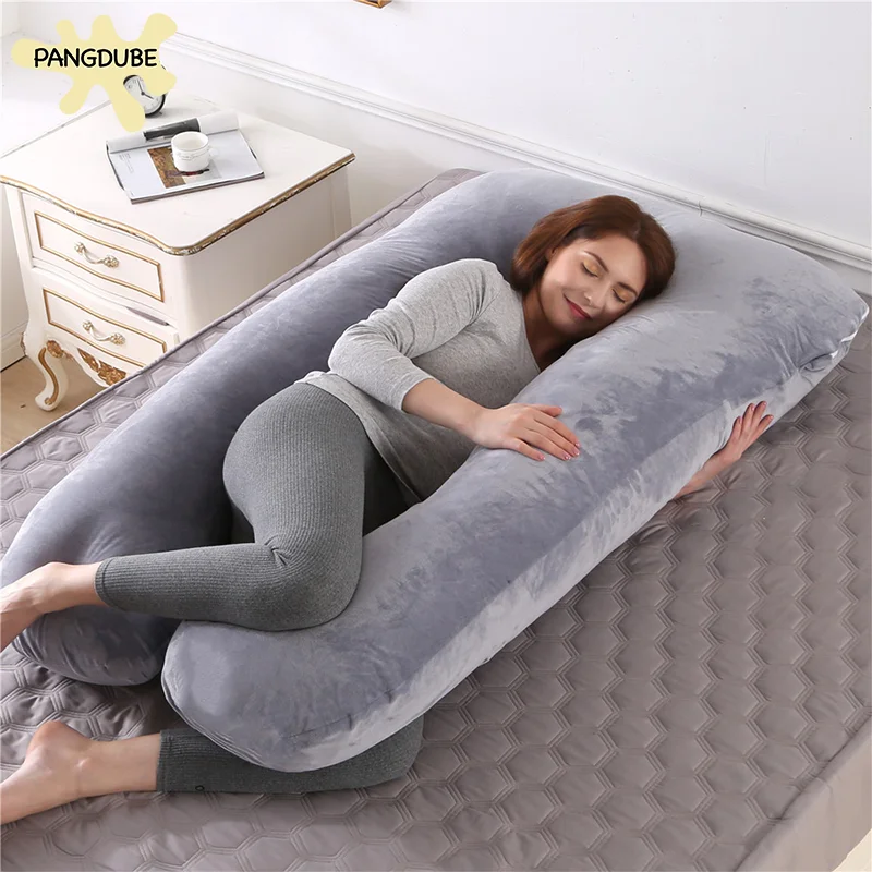 U Shape Pillow For Pregnant Women Cotton Pregnant Pillow Breastfeeding Cushion Maternity Sleeping Hug Pregnancy Cushion nursing pillow