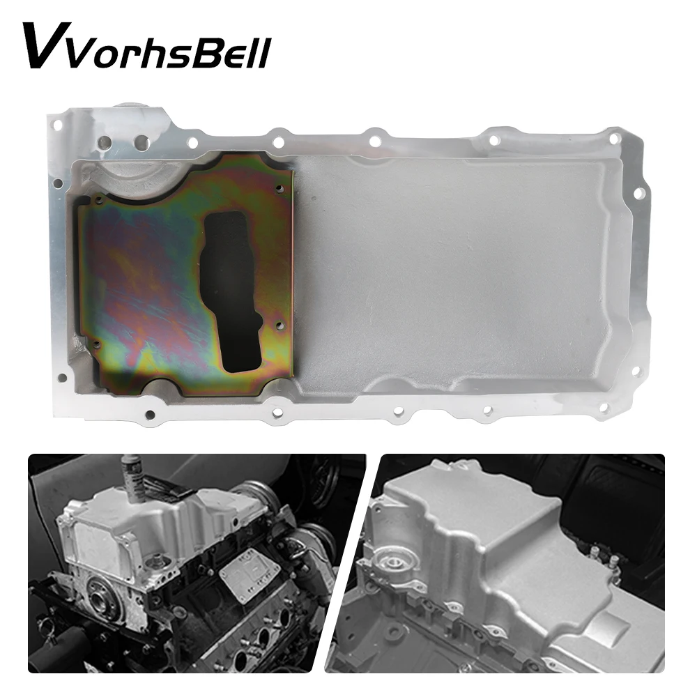 Engine Oil Pan Assembly Kit 302-1 Sturdy MetaRear Sump for LS Engines LS1 LS2 LS3 LS6 4.8L 5.3L 6.0L 6.2L 302-2 oil drain pan