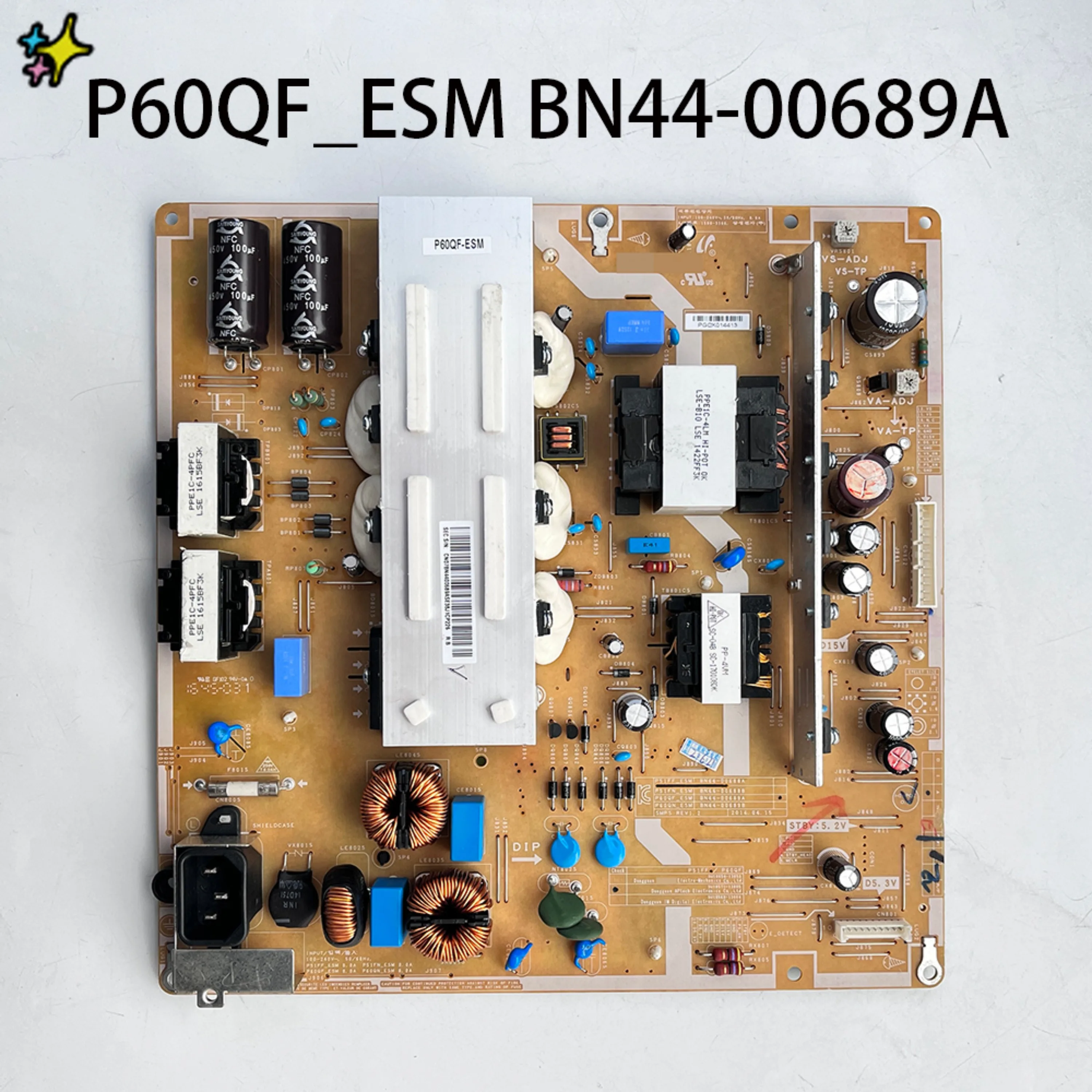 

Authentic Original TV Power Board P60QF_ESM BN44-00689A Works Normally And is for TV PN60F5300BFXZA PN60F5300 PN60F5350 TV Parts