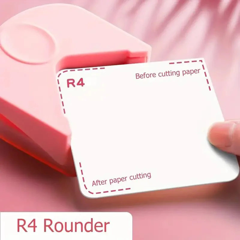 Paper Cutter Cutting Rounding Cutter Corner Plastic PVC Film Maker Machine Trimmer Office Company Accessories