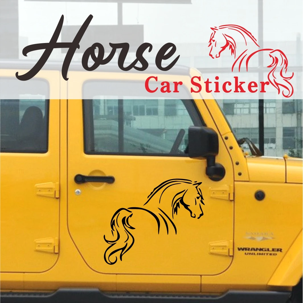 

Large Horse Truck Car Sticker Decal for Car Auot Camping Rv Motorhome Caravan Windshield Vinyl Decor