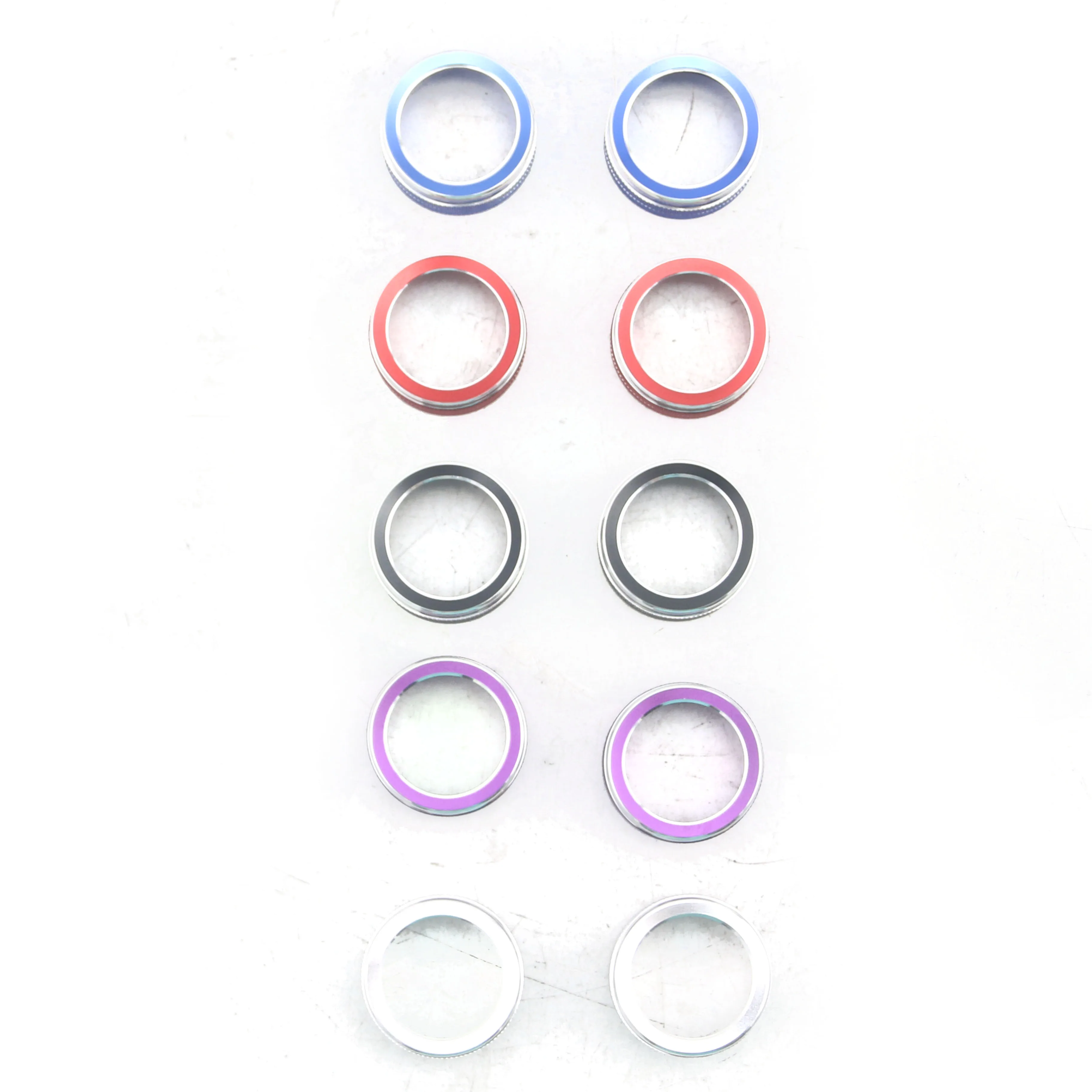 

Air Conditioning Knob Decorative Cover Ring Adjust Trim Cover Sport Car Styling For Toyota Corolla 2019-2021 Accessories
