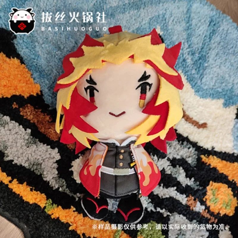 

20cm Cartoon Stuffed Plush Doll Anime Demon Slayer Kimetsu No Yaiba Tanjirou Muzan Uzui Zenitsu Kyoujurou Akaza Hanging Bag Toys