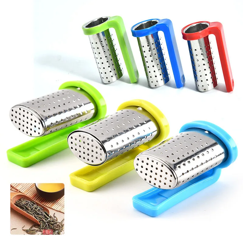 

1Pcs Tea Infuser Reusable PP/Stainless Steel Hanging Cup Type Filter Portable for Household Kitchen Accessories