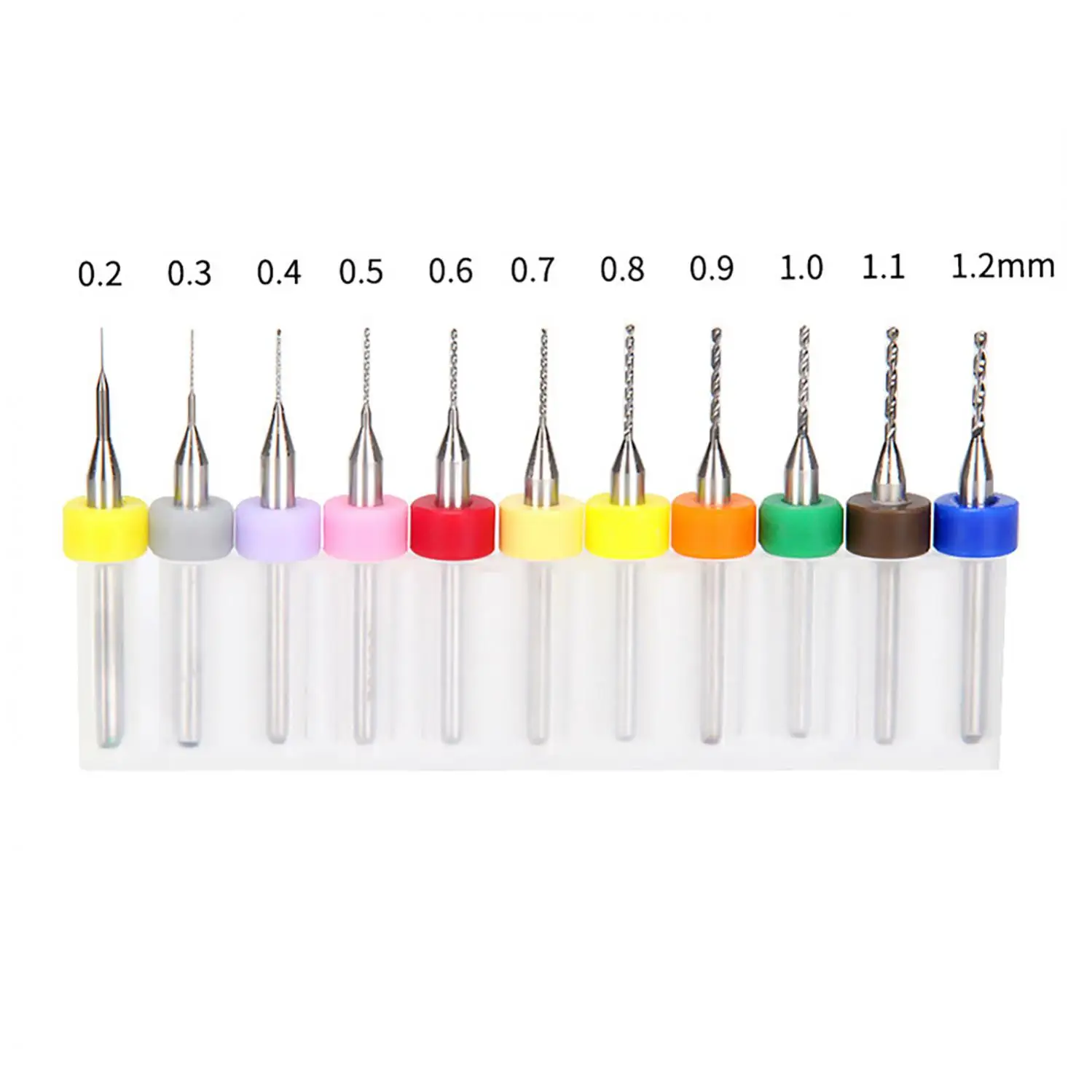 

10pcs/Set 0.2-1.2mm 3D Printer Nozzle Cleaning Drill Bits for Extruder 3D Printer Accessories Tungsten Steel Needles Kit