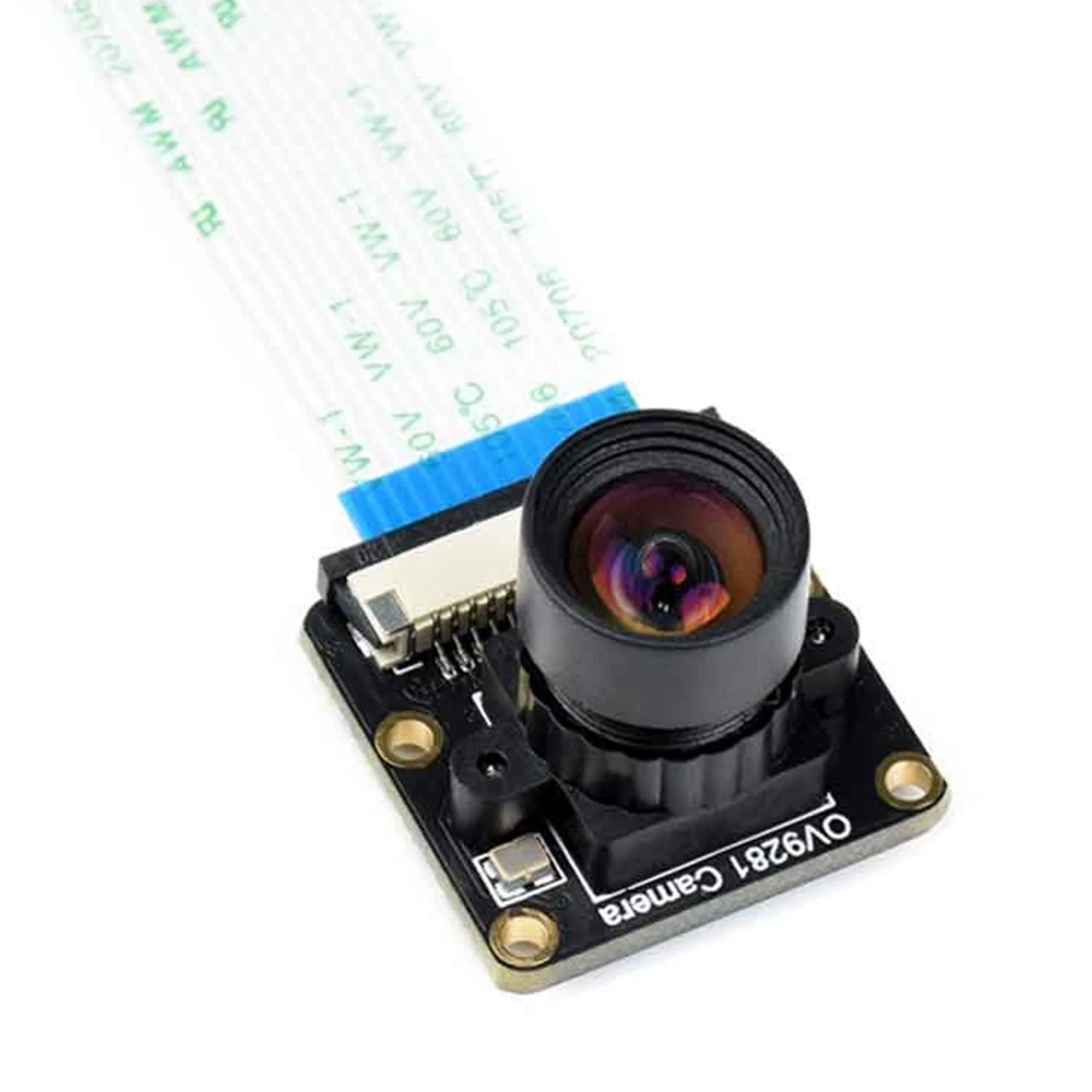 라즈베리 파이 제로 W WH 2W 블랙 화이트 카메라, 글로벌 셔터, Ov9281-110 도 1MP 광각 어안 카메라
