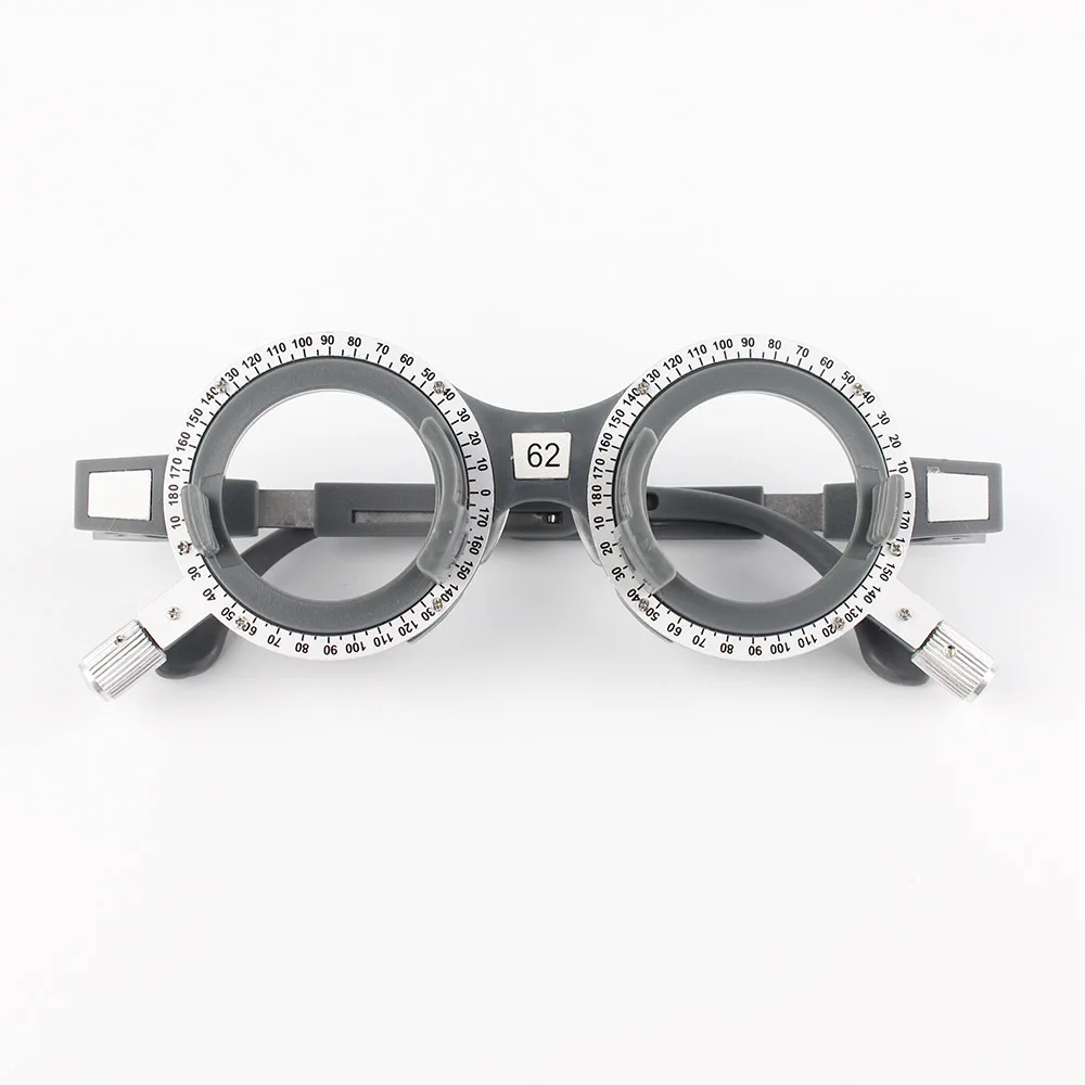 1pc New Design TF-X Plastic Optical Trial Frame Set Ophthalmic Trial Lens Frame 52-70mm Optional Fixed PD Grey Color
