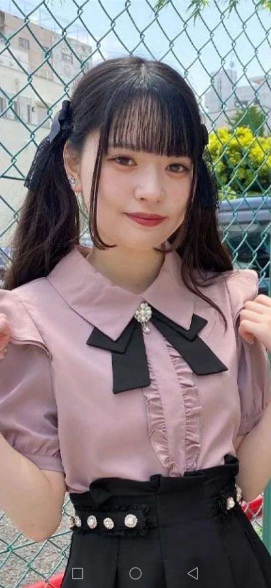 Japanese Style Sweet Rojita Love Pearl Rhinestone Blouse Female 2023 New Cute Ruffles Edge Bow Pink Purple Long Sleeve Shirts