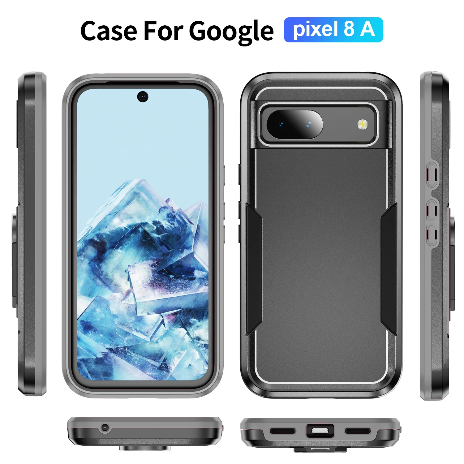 Custodia per Google Pixel 9 Pro 8a 7a 6a con onde