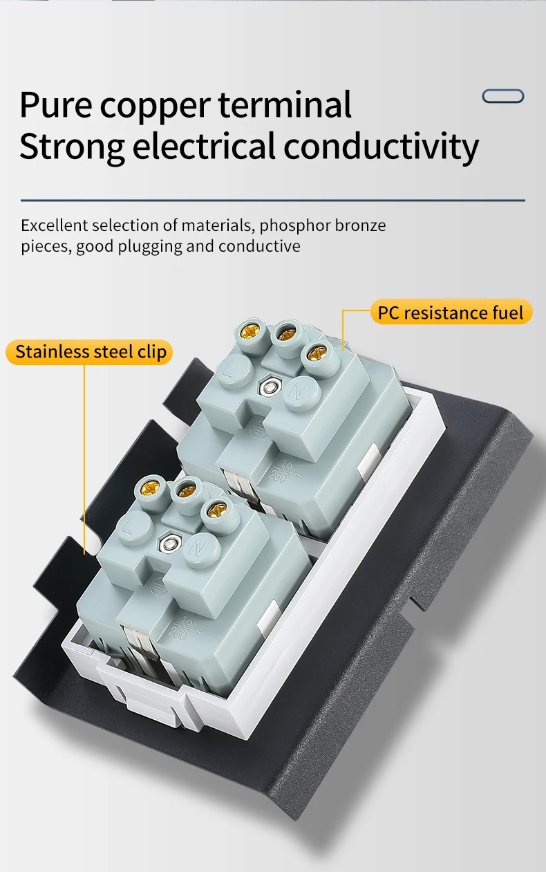 Factory Outlet Store Embedded Ground Plug EU