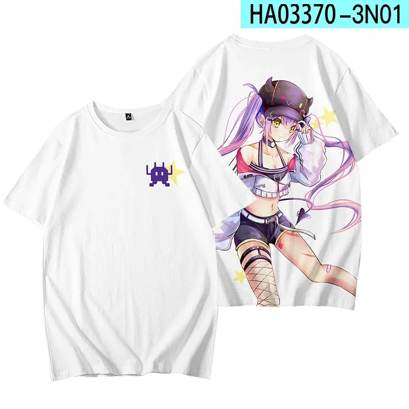 Anime Tokoyami Towa 3D Print T Shirt Women Men Summer Fashion Short Sleeve Funny Tshirt Graphic Tees Streetwear Cosplay Costume
