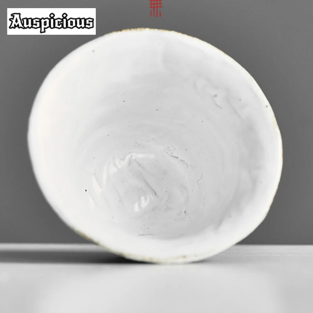 100ml Japanese Weaving Coarse Pottery Gaiwan Creative Black Tea Tureen Tea Maker Cover Bowl Handmade Drinkware Collection Gift