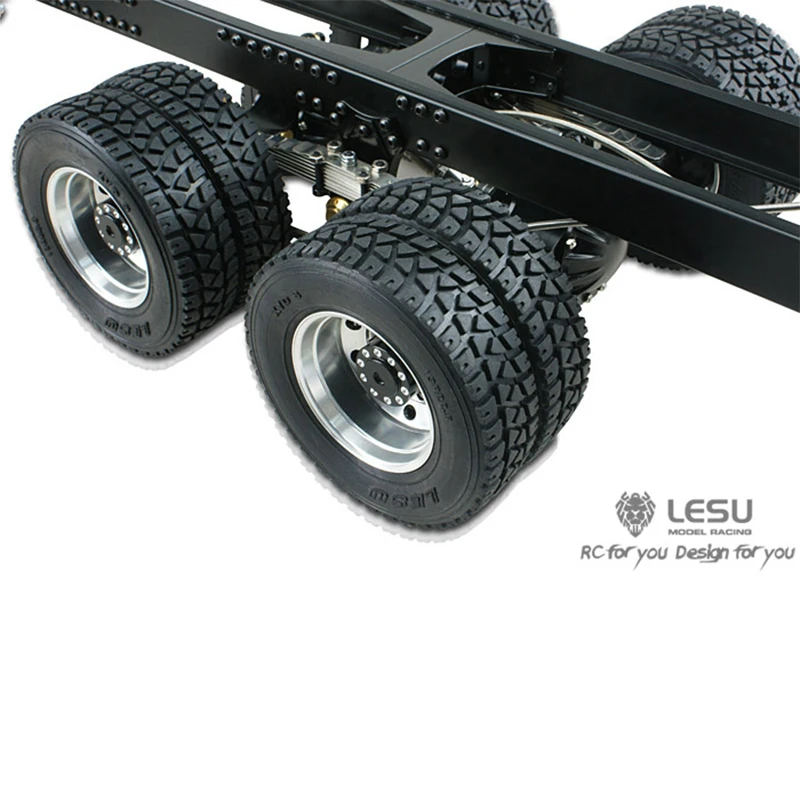 LESU 1/16 트럭 트랙터, 60002 도로 타이어, 좁은 트레드, DIY 독일 브루더 수정