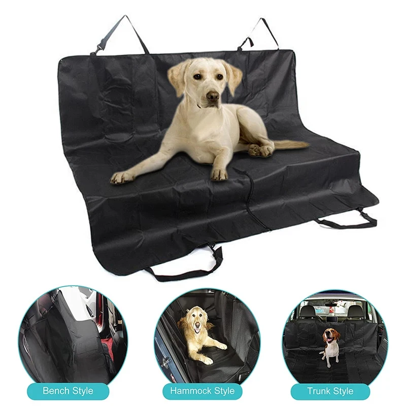 Dog Car Seat Cover Foldable Waterproof Pet Car Rear Back Seat Mat
