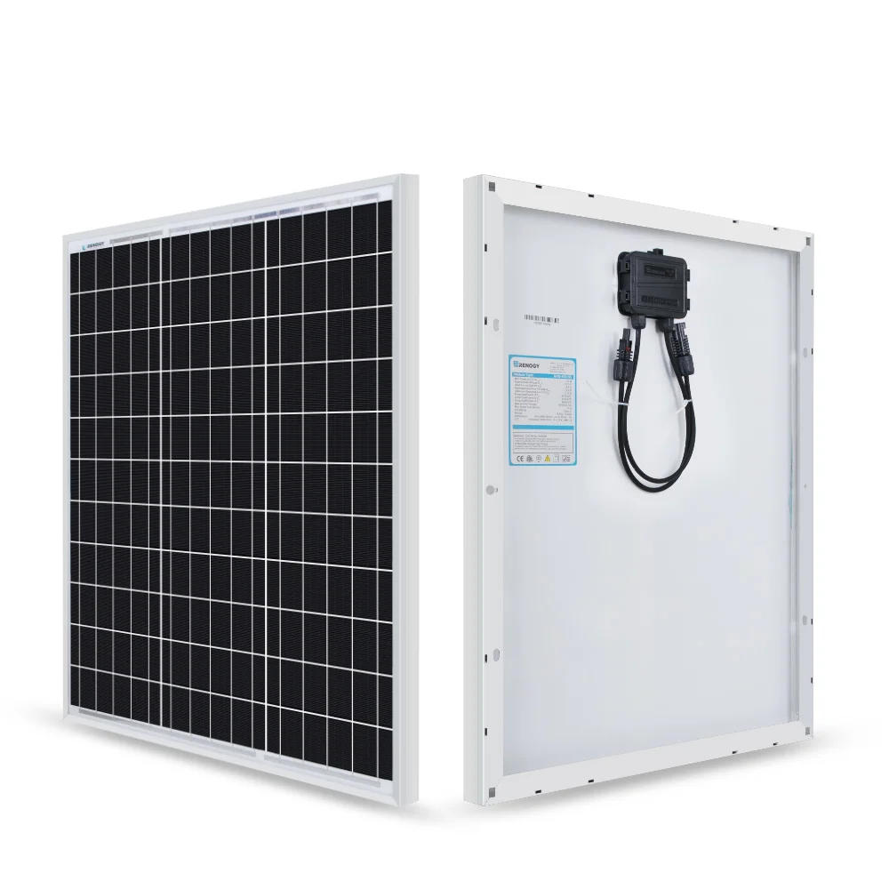 

Renogy 50W 12V Rigid Solar Panel Monocrystalline Waterproof Portable for Outdoor Charging Camping Home RV