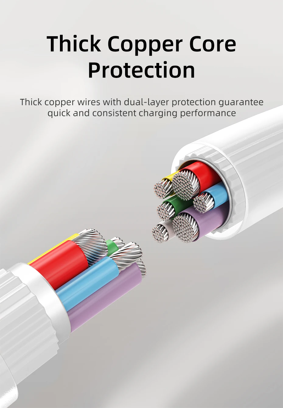 CABLETIME PD 240 W USB-C-Kabel PD3.1 Typ C Schnellladekabel USB C auf C Stromkabel für MacBook Laptop iPhone 16 XIAOMI – Detail 8