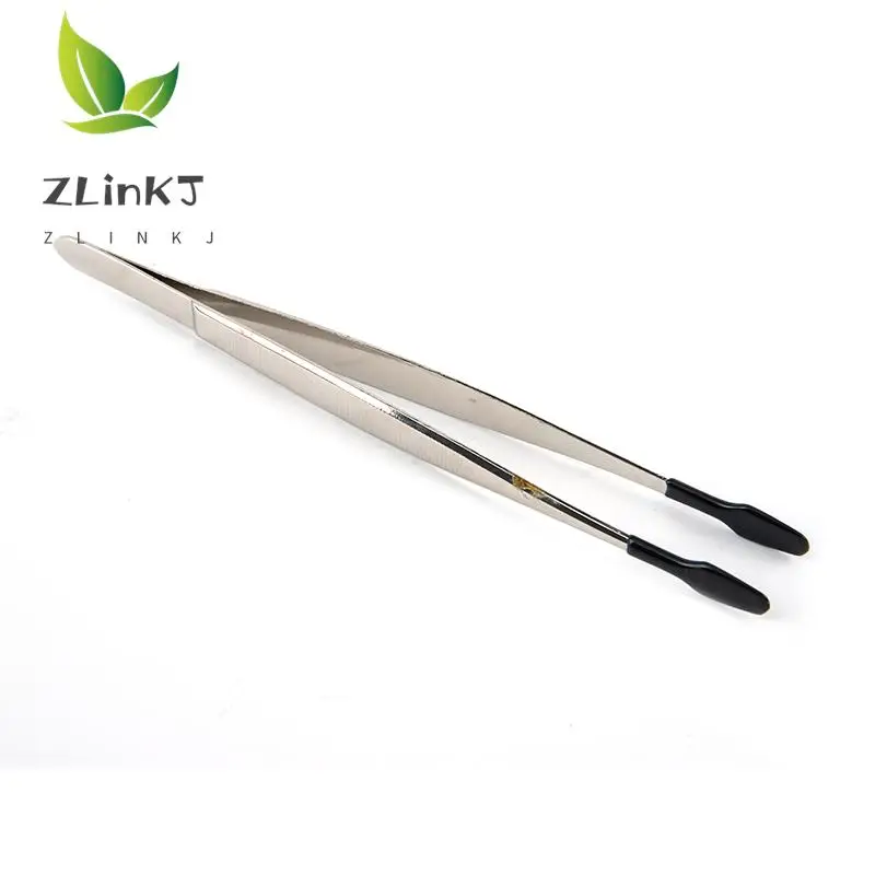 Stainless Steel Clip Stamp Tweezers Gold-plated Anti-lighthouse Coin Tweezers