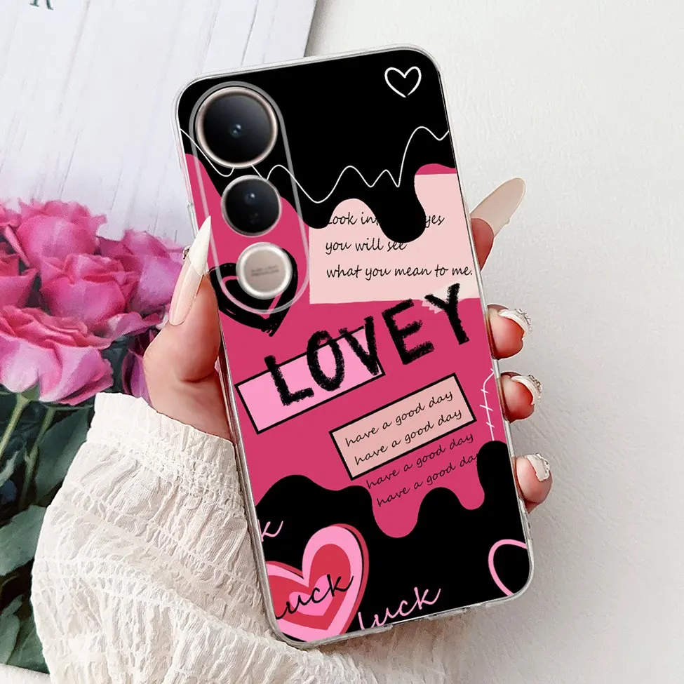Cute Cat Luxury Fashion Floral Painted Back Cover - Stylish and Fun Phone Case