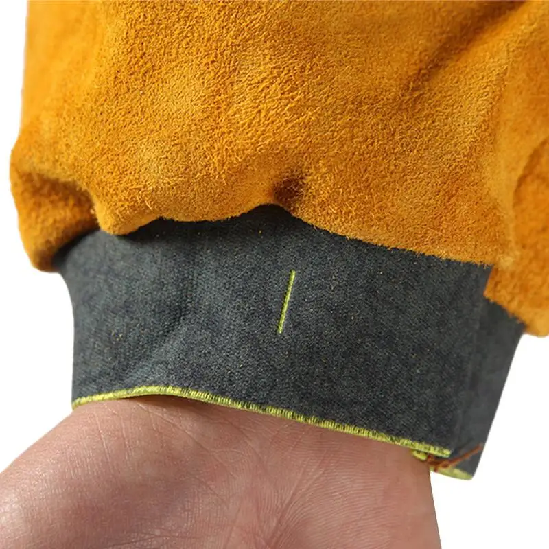 Welding Arm Sleeves Heat Resistant Arm Protection Covers With Hook And Design