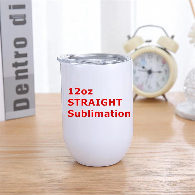 12oz Sublimation Tumbler Insulated Can Cooler Cups With Handle Double Wall  Stainless Steel Vacuum Insulated Mug With Seal Lid - AliExpress