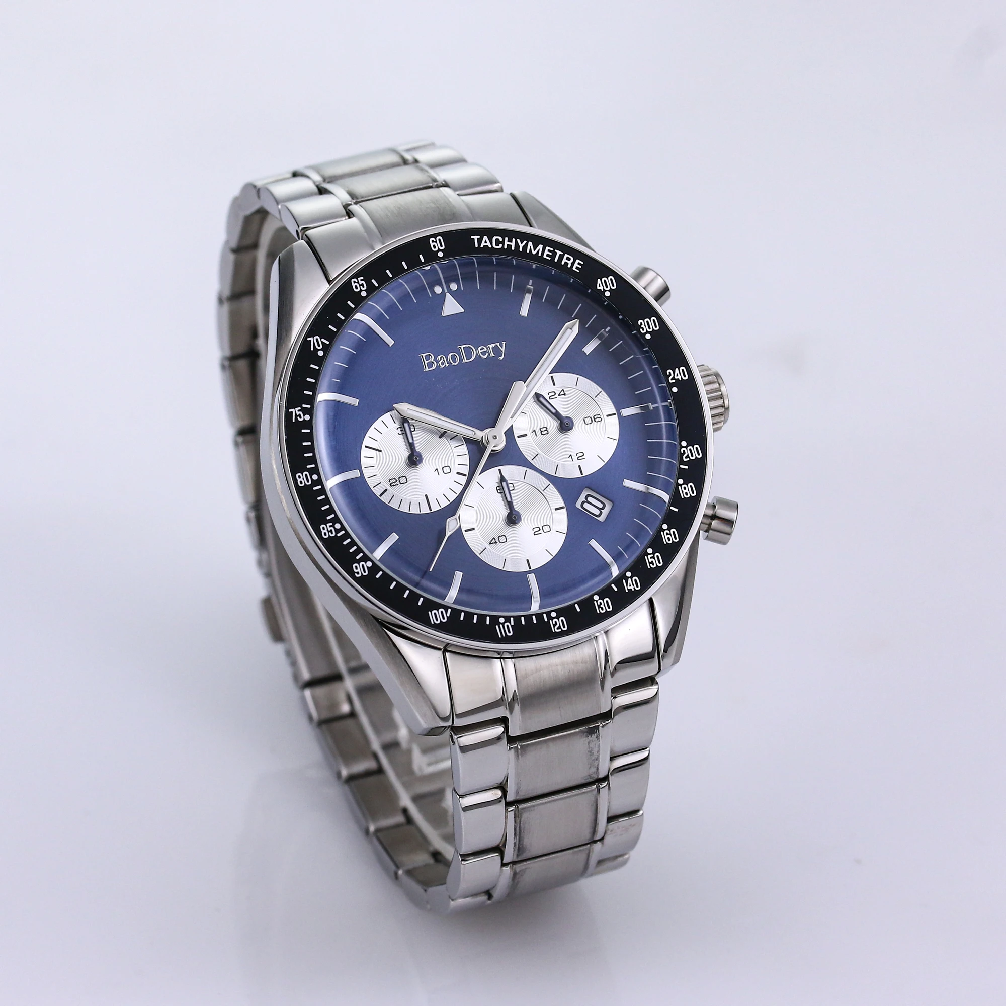 2024 BAODERY QUARTZ  Watches Sports Top Brand  Luxury Men's Watch Male Wristwatch New 42mm