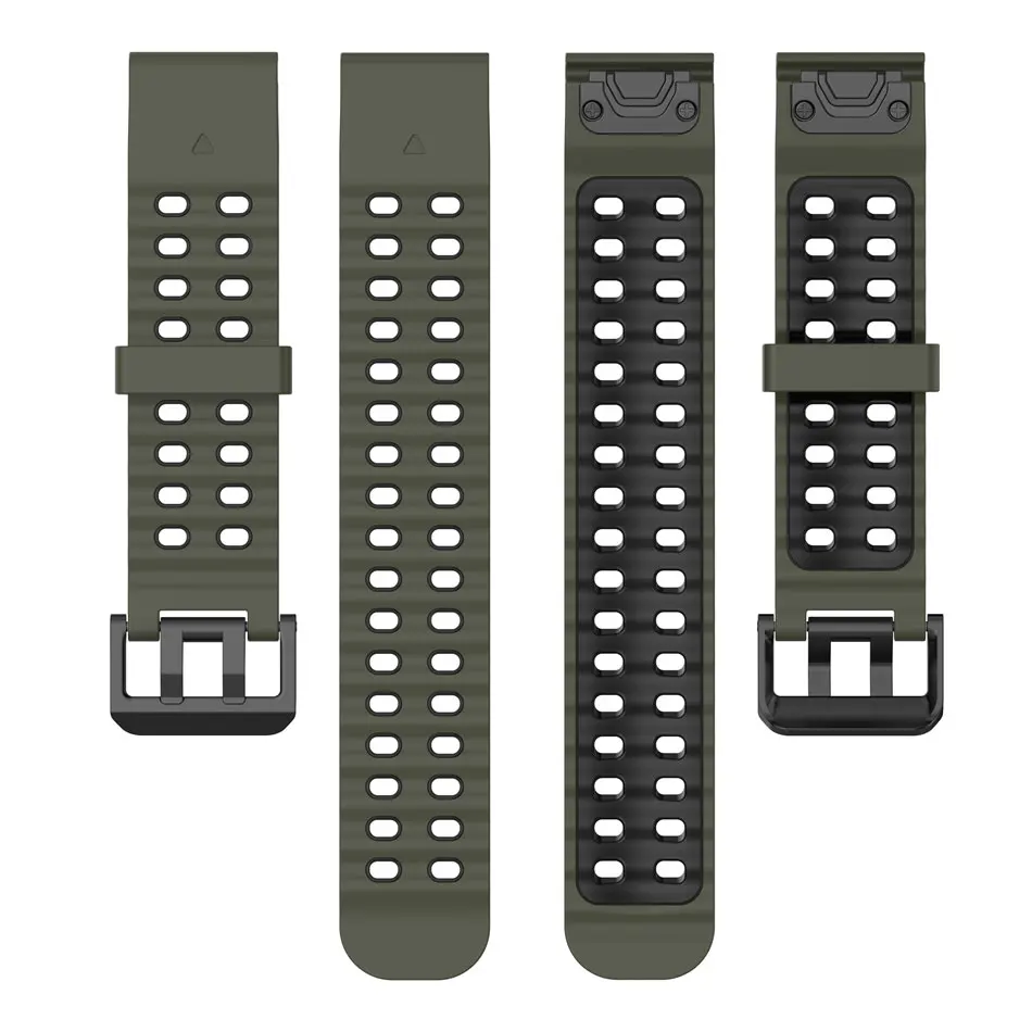 Enhanced Silicone Strap for Smartwatch - QuickFit 22/26mm