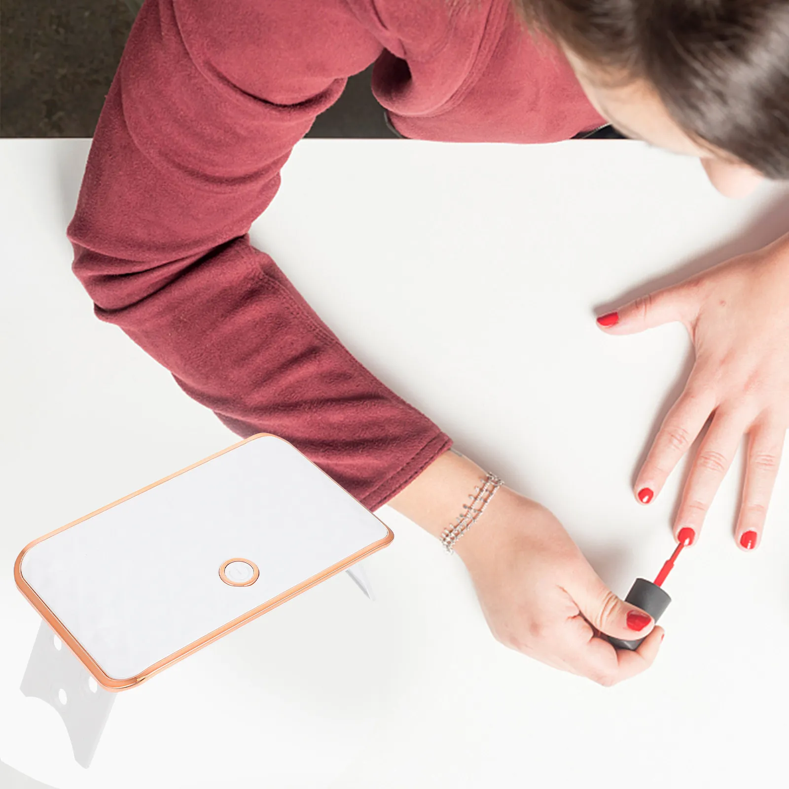 LED 네일 램프 라이트 USB 충전 네일 드라이어 젤 폴리쉬 매니큐어 페디큐..