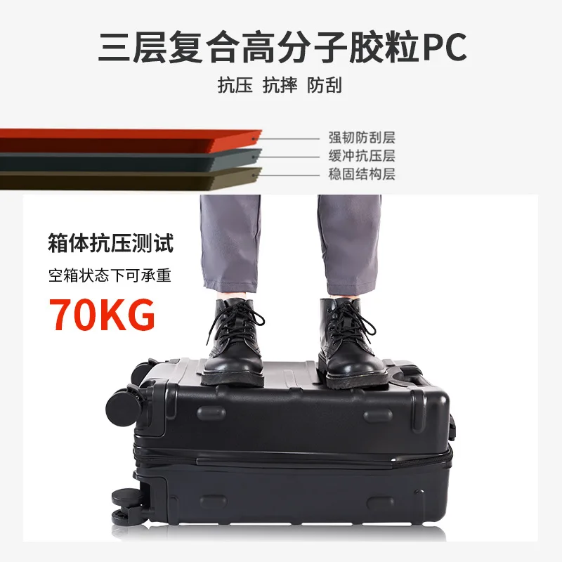 20 Inch Trolley Case Universal Wheel Business Suitcase Password Boarding  Suitcase Rolling Luggage 35X23X54CM