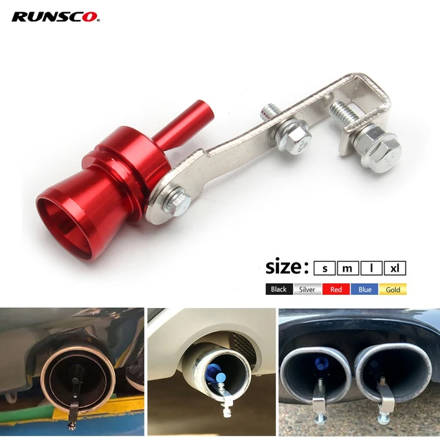 Universal Simulator Whistler Exhaust Fake Turbo Whistle Pipe Sound Muffler  Blow Off Car Styling Tunning S/M/L/XL - AliExpress