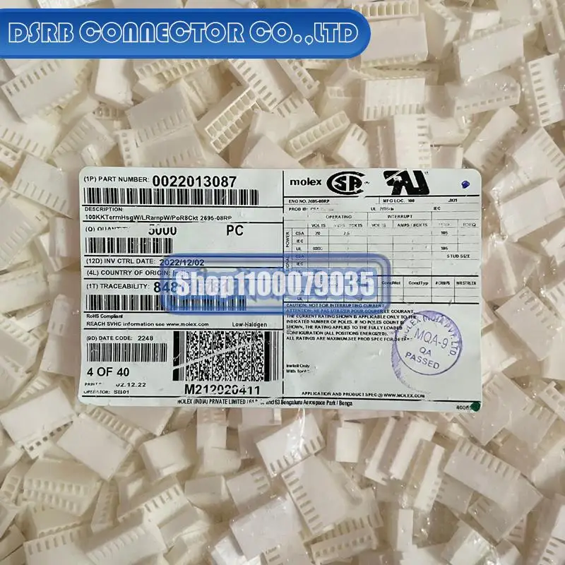 

5000pcs/lot new and original 2201-3087 22013087 22-01-3087