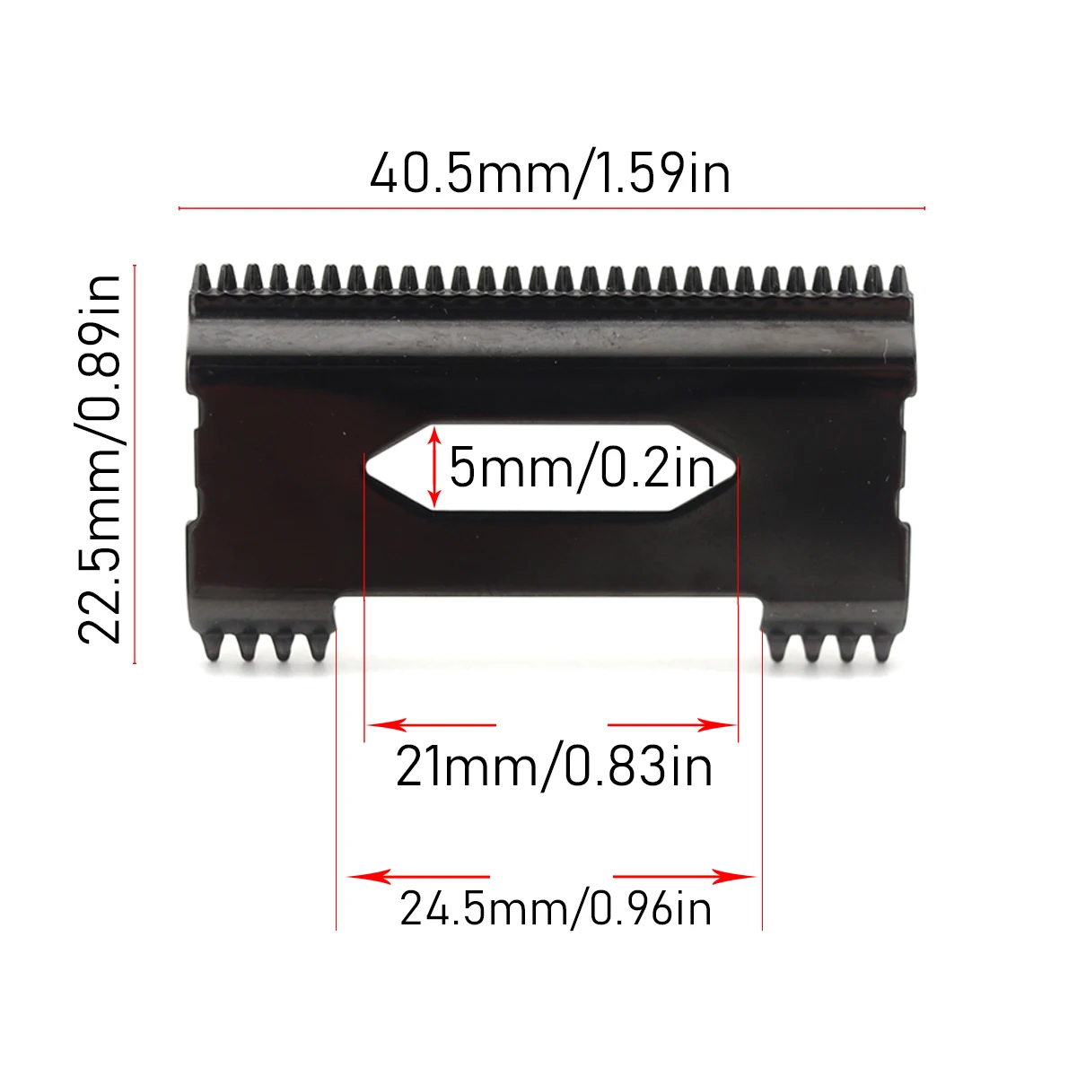 Kemei KM-2361 DLC Blade Hair Clipper Blade Trimmer Replacement Original Cutter Head Professional Barber Accessories 3