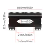 Kemei KM-2361 DLC Blade Hair Clipper Blade Trimmer Replacement Original Cutter Head Professional Barber Accessories 3