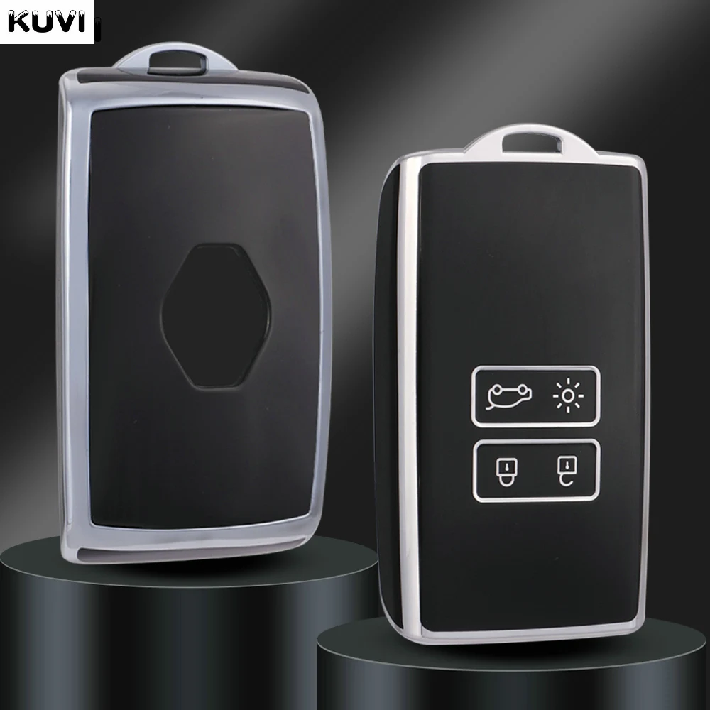 Key Case Cover TPU Car Card Key Case for Renault Dacia