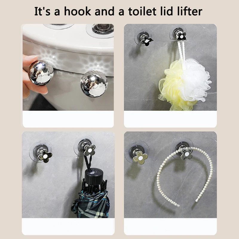 Non-dirty Hand Lift Toilet Lid Lifter Toilet Lift Lid Household Artifact Bathroom Restroom Accessories