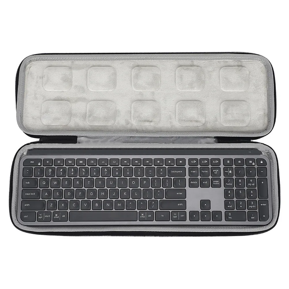 

Portable Keyboard Storage Case Waterproof EVA Mouse Box For Logitech MX Keys Advanced Wireless Keyboard Protective Bag