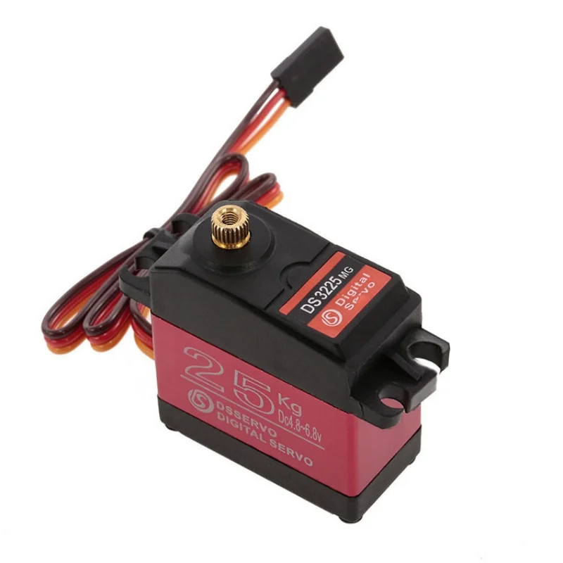 DS3225 Digital Servo 25KG 180° Large Torque Waterproof Servo Motor 25T Adjustable Metal Servo for RC Car Boat Model 5