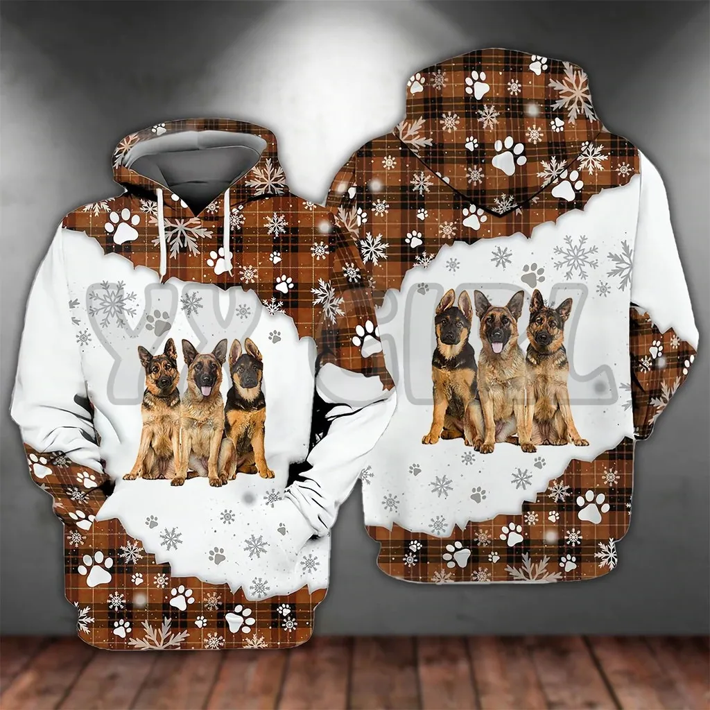 Golden Retriever Happy Holiday  3D Printed Hoodies  Unisex Pullovers Funny Dog Hoodie Casual Street Tracksuit