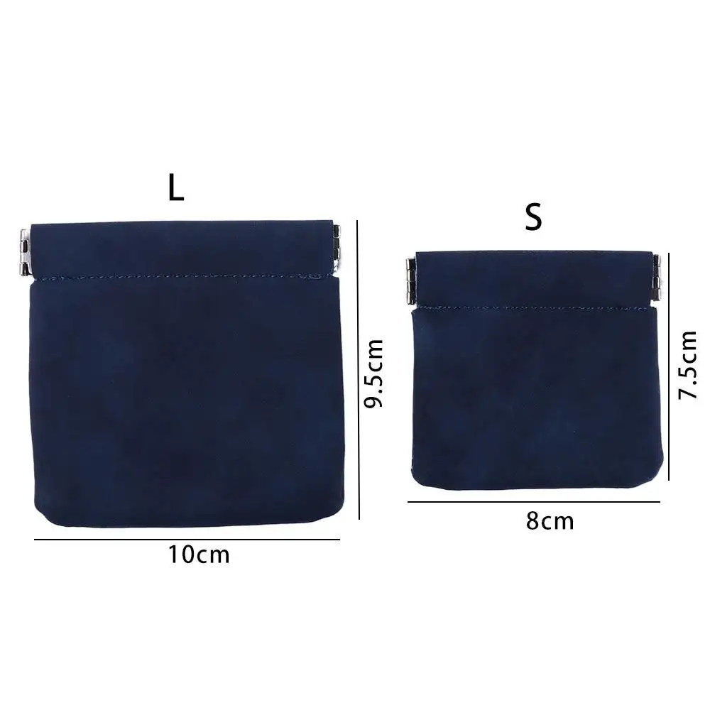 Compact PU Leather Earbud Storage Pouch - Mini Shockproof & Dustproof Protective Sleeve with Credit Card Holder