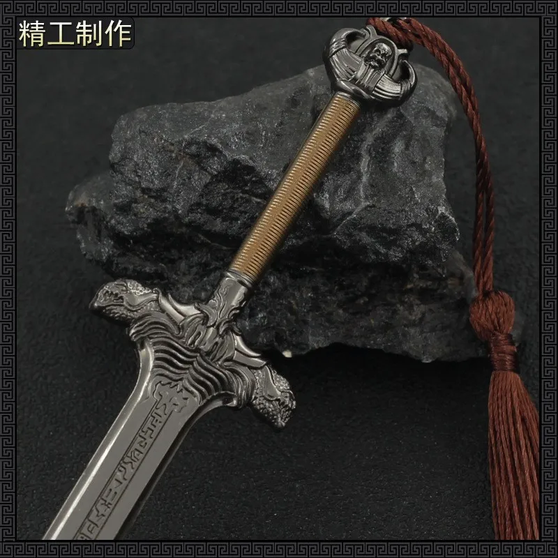 Atlantean Sword 22cm Anime Peripherals Full Metal Weapon Models 1:6 Doll Equipment Toy