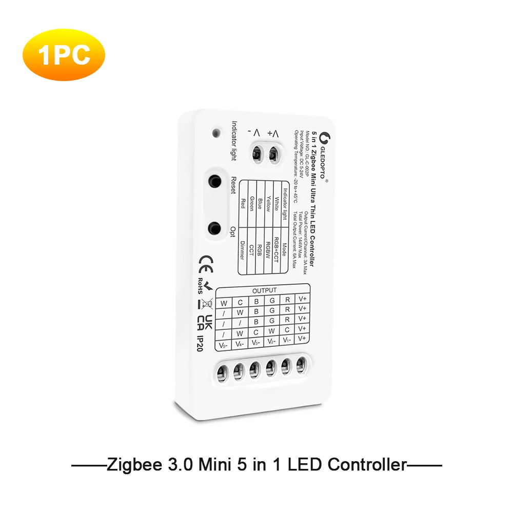 GLEDOPTO Zigbee LED Controller - Smartes Dimmen Für RGB & Weiß LEDs