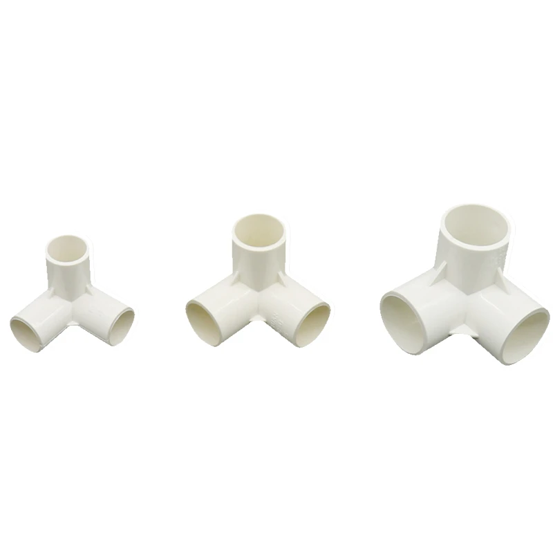 Pvc 3way Tee Inner Diameter 20/25/32mm Tee Pipe Connectors Garden Pvc