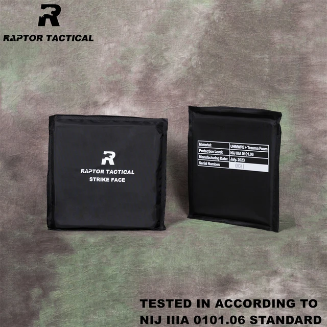 Soft BulletProof Plate 6"x6" NIJ Level IIIA 3A 0101.06 Soft Ballistic Side Panel Two Pieces - Raptor Tactical 1
