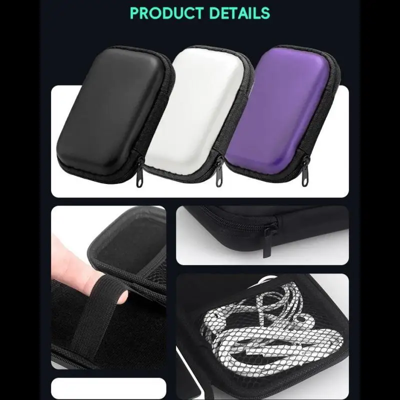 BOYHOM Custodia per R36S, R35S, Anbernic RG35XX Plus, Miyoo Mini Plus, cover in EVA, borsa portatile, accessori per console di gioco. - immagine 2