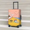 MINISO SNOOPY Cartoon Anime Suitcase Cover Holiday Travel Elastic Luggage Supplies Protection 1
